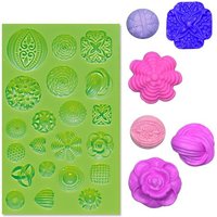 3D Silikonform mit 21 tollen Motiven als Dekoelemente, 9 bis 24mm 3D Silikonform mit 21 tollen Motiven als Dekoelemente, 9 bis 24mm von Viva Decor GmbH