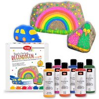 Bastelfarben Regenbogen, 6x 82ml Bastelfarben Regenbogen, 6x 82ml von Viva Decor GmbH