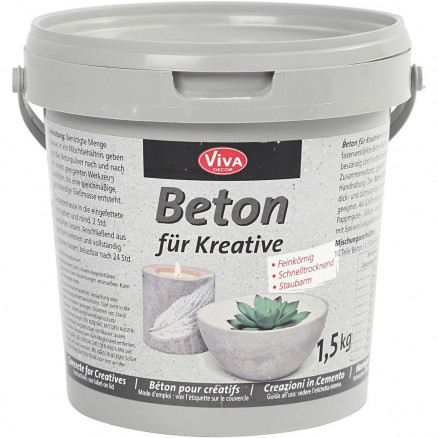 Bastel-Beton, 1500g, Grau Bastel-Beton, 1500g, Grau von Viva Decor