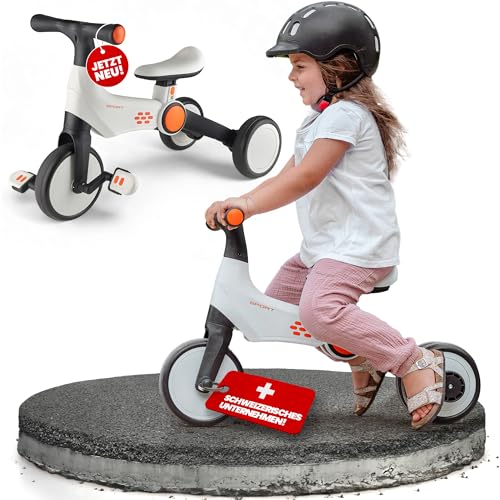 Laufrad ab 2 Jahre, Dreirad Baby Fahrrad Roller, Lauflernrad flexibel mit und ohne Pedale, robuste Räder, klappbar Laufrad ab 2 Jahre, Dreirad Baby Fahrrad Roller, Lauflernrad flexibel mit und ohne Pedale, robuste Räder, klappbar von VivaChoice