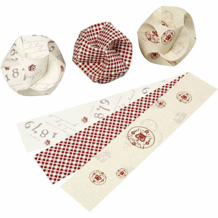 Click Ornaments, D 9 cm, Größe 5,5x28,4 cm, 9 Set/ 1 Pck von Vivi Gade