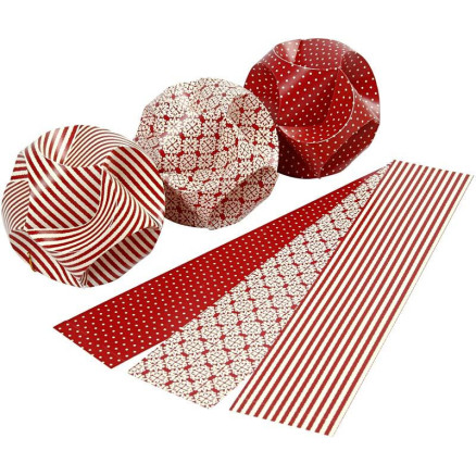 Click Ornaments, D 9 cm, Größe 5,5x28,4 cm, 9 Set/ 1 Pck von Vivi Gade