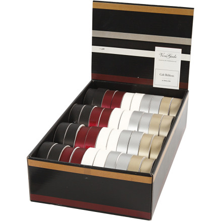 Kräuselband, B 18 mm, Sortierte Farben, 40x25 m/ 1 Pck von Vivi Gade