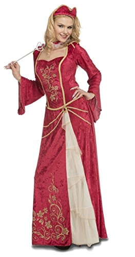 Viving Costumes Rote Königin Kostüm M/L, Mehrfarbig (204189) von Viving Costumes