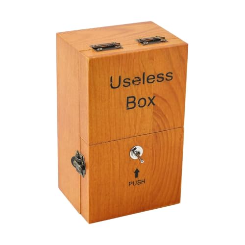 Vixzoid Wooden Useless Box Lassen Sie Mich allein Machine Useless Box für Geburtstag und Party Geschenk Toy Game Kreative Erwachsene Lustige Geschenk Spaß Party Vixzoid Wooden Useless Box Lassen Sie Mich allein Machine Useless Box für Geburtstag und Party Geschenk Toy Game Kreative Erwachsene Lustige Geschenk Spaß Party von Vixzoid