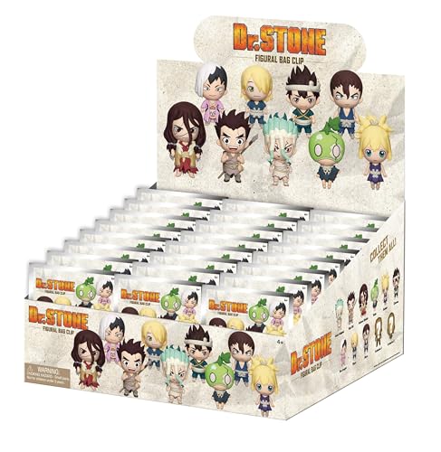 Dr Stone Sammelfigur-Clips – Box mit 24 Blindbeuteln Dr Stone Sammelfigur-Clips – Box mit 24 Blindbeuteln von Viz Media