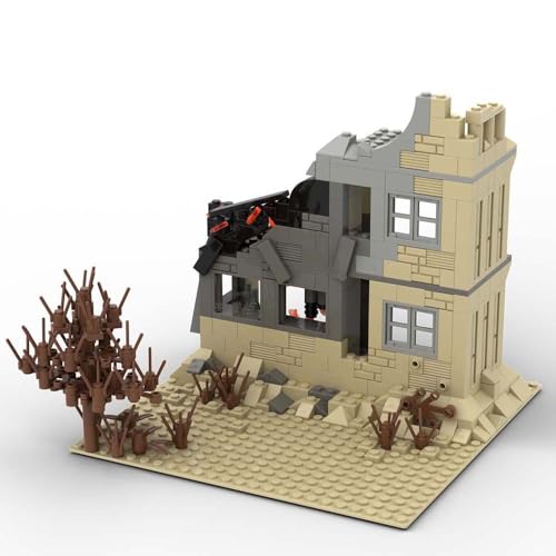 Militärische Spielszenen Bausteine Set, MOC PUBG Ruinierte Militär Basis Klemmbausteine Modell Bausatz, Kompatibel DIY Architektur Schlachtfelds Spielzeug Geschenk für Erwachsene Kinder 503 Teile Militärische Spielszenen Bausteine Set, MOC PUBG Ruinierte Militär Basis Klemmbausteine Modell Bausatz, Kompatibel DIY Architektur Schlachtfelds Spielzeug Geschenk für Erwachsene Kinder 503 Teile von VizBrou