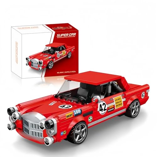 Super Sportwagen Bausteine Set, Mercedas Benzz AMG 352SEL Rennwagen Klemmbausteine Modell Bausatz, 300 Teile Speed and Champion Super Sportwagen, Kompatibel Spielzeug Geschenk für Erwachsene Kinder Super Sportwagen Bausteine Set, Mercedas Benzz AMG 352SEL Rennwagen Klemmbausteine Modell Bausatz, 300 Teile Speed and Champion Super Sportwagen, Kompatibel Spielzeug Geschenk für Erwachsene Kinder von VizBrou
