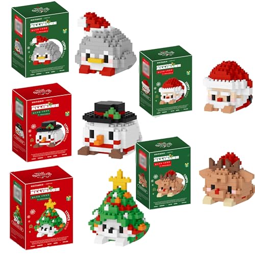 VizBrou 9-in-1 Weihnachtsbaukasten Set, Mehrere Szenen Festliches Modell Spielzeug mit Weihnachtsmann Rentier Schneemann Weihnachtsbaum & Mehr, DIY Winter Modell für Kinder & Erwachsene, 850 Teile VizBrou 9-in-1 Weihnachtsbaukasten Set, Mehrere Szenen Festliches Modell Spielzeug mit Weihnachtsmann Rentier Schneemann Weihnachtsbaum & Mehr, DIY Winter Modell für Kinder & Erwachsene, 850 Teile von VizBrou