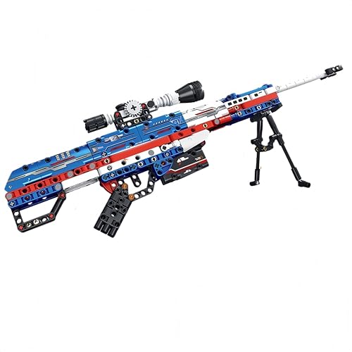 VizBrou Barrett Scharfschützengewehr Bausteine Spielzeug, Militärisches Sturmgewehr Modell Bausatz, Kreatives Geschenk für Jugendliche ab 6 Jahren Kompatibel mit gängigen Marken, 446 Teile VizBrou Barrett Scharfschützengewehr Bausteine Spielzeug, Militärisches Sturmgewehr Modell Bausatz, Kreatives Geschenk für Jugendliche ab 6 Jahren Kompatibel mit gängigen Marken, 446 Teile von VizBrou