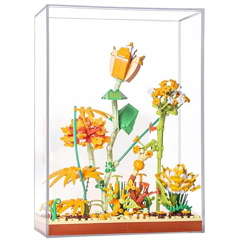 VizBrou Blumenstrauß Baukasten, 360 Teile Mini Bausteine Kamelie Rose Hortensie Botanische Spielzeug mit Acryl Staubabdeckung Geschenk für Muttertag, Erwachsene, Frauen, Mädchen VizBrou Blumenstrauß Baukasten, 360 Teile Mini Bausteine Kamelie Rose Hortensie Botanische Spielzeug mit Acryl Staubabdeckung Geschenk für Muttertag, Erwachsene, Frauen, Mädchen von VizBrou
