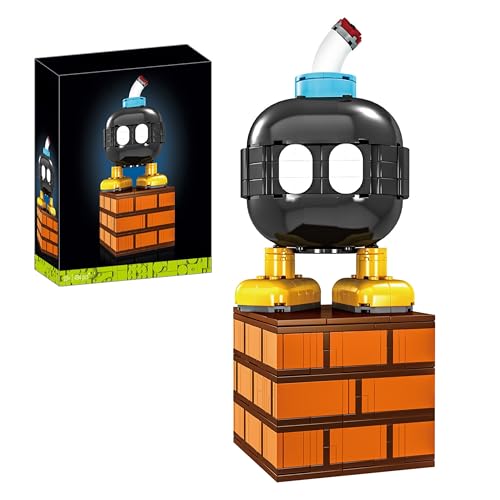 VizBrou Bombenfigur Baustein-Set, 494 Teile MOC Explosionsfigur inspiriert von klassischem Jump’n’Run-Spiel, Kreatives Bauspielzeug für Kinder und Fans des beliebten Klempner-Helden ab 6 Jahren VizBrou Bombenfigur Baustein-Set, 494 Teile MOC Explosionsfigur inspiriert von klassischem Jump’n’Run-Spiel, Kreatives Bauspielzeug für Kinder und Fans des beliebten Klempner-Helden ab 6 Jahren von VizBrou