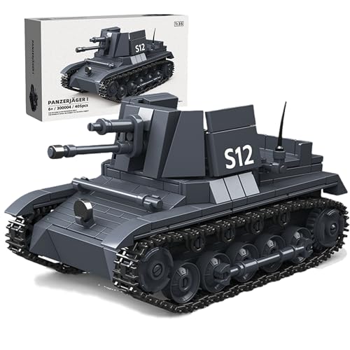 VizBrou Deutscher Militärpanzer Bausteine Bausatz, Armee-LKW Bausatz WW2 Fahrzeug Gepanzertes Modellspielzeug, Heim- & Bürodekoration, Kreatives Geschenk für Kinder ab 6 Jahren, 405 Teile VizBrou Deutscher Militärpanzer Bausteine Bausatz, Armee-LKW Bausatz WW2 Fahrzeug Gepanzertes Modellspielzeug, Heim- & Bürodekoration, Kreatives Geschenk für Kinder ab 6 Jahren, 405 Teile von VizBrou