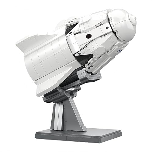 VizBrou Dragon 2 Raumschiff Bausteine Bausatz, 850 Teile Weltraum Shuttle Konstruktions Spielzeug, Sammelbares Ausstellungsmodell mit verstellbarem Ständer für Kinder, Erwachsene ab 6 Jahren VizBrou Dragon 2 Raumschiff Bausteine Bausatz, 850 Teile Weltraum Shuttle Konstruktions Spielzeug, Sammelbares Ausstellungsmodell mit verstellbarem Ständer für Kinder, Erwachsene ab 6 Jahren von VizBrou