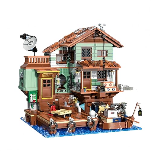 VizBrou Fischerhafen Haus Bausteine Bausatz, 2046 Teile Mini-Steine Architektur Modell Spielzeug für Erwachsene, Kreatives Spiel, mit Minifiguren und Zubehör, Geschenk für Jungen und Mädchen VizBrou Fischerhafen Haus Bausteine Bausatz, 2046 Teile Mini-Steine Architektur Modell Spielzeug für Erwachsene, Kreatives Spiel, mit Minifiguren und Zubehör, Geschenk für Jungen und Mädchen von VizBrou