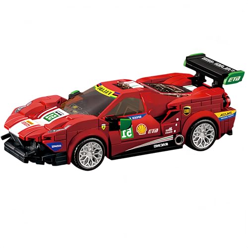 VizBrou GT3 Style Rennwagen Bausteine Bausatz, 338 Teile, Speed Champion Technik Renn-Supersportwagen Modell, GT3-inspiriertes Sammlerfahrzeug, Konstruktionsspielzeug für Erwachsene und Jungen VizBrou GT3 Style Rennwagen Bausteine Bausatz, 338 Teile, Speed Champion Technik Renn-Supersportwagen Modell, GT3-inspiriertes Sammlerfahrzeug, Konstruktionsspielzeug für Erwachsene und Jungen von VizBrou