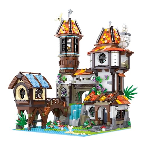 VizBrou Gelehrtenhaus am Fluss Bausteine Set, 2488 Teile Klassischer Chinesischer Modularer Tavernen Modellbausatz, Architekturspielzeug und Wohnkultur, DIY Bauspaß für Kinder, Geschenk ab 6 Jahren VizBrou Gelehrtenhaus am Fluss Bausteine Set, 2488 Teile Klassischer Chinesischer Modularer Tavernen Modellbausatz, Architekturspielzeug und Wohnkultur, DIY Bauspaß für Kinder, Geschenk ab 6 Jahren von VizBrou