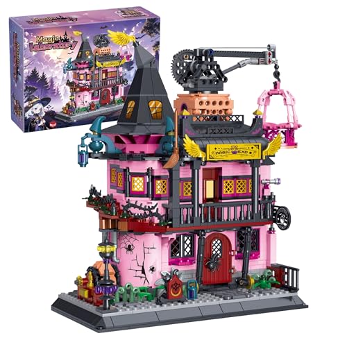 VizBrou Halloween Magisches Labor Bausteine Bausatz, 1022 Mikro-Bausteine Spukiger Hexenladen Bausatz für Erwachsene, DIY Geister-Architektur Modell, Geschenk für Kinder ab 6 Jahren VizBrou Halloween Magisches Labor Bausteine Bausatz, 1022 Mikro-Bausteine Spukiger Hexenladen Bausatz für Erwachsene, DIY Geister-Architektur Modell, Geschenk für Kinder ab 6 Jahren von VizBrou