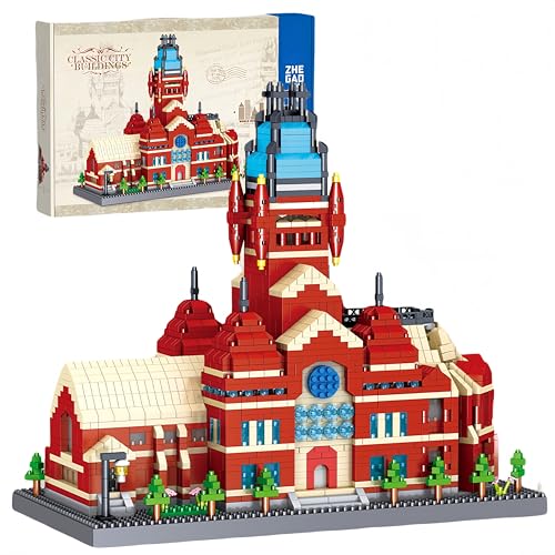 VizBrou Harvard Universität Bausteine Bausatz, 3210 Teile Architektur Modell des Memorial Hall, Mikro Bausteine Konstruktions Spielzeug berühmter Wahrzeichen Geschenke für Kinder und Erwachsene VizBrou Harvard Universität Bausteine Bausatz, 3210 Teile Architektur Modell des Memorial Hall, Mikro Bausteine Konstruktions Spielzeug berühmter Wahrzeichen Geschenke für Kinder und Erwachsene von VizBrou