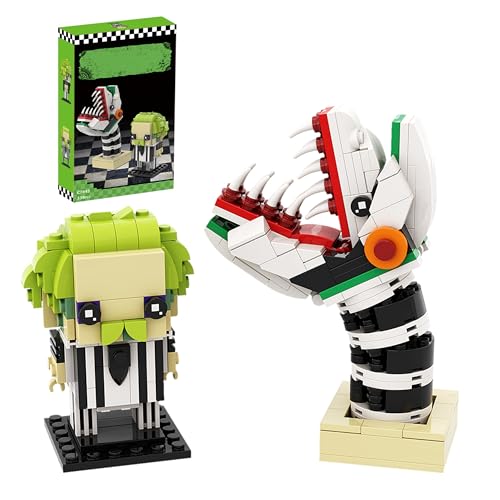 VizBrou Horror Figur Bausteine Bausatz, 396 Teile Dunkler Zauberer Fantasy Zauberer Konstruktions Spielzeug, Halloween Magische Kreatur Modell Spielzeug für Jugendliche & Erwachsene ab 6 Jahren von VizBrou