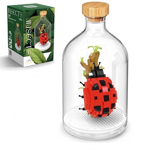VizBrou Marienkäfer Bauset, Mini Tierfreunde Bausteinsets, Mitgebsel Geschenk für Kinder, Insekten Liebhaber Büro Wohnkultur, Neujahrs-, Oster- und Geburtstagsgeschenk für Jungen und Mädchen VizBrou Marienkäfer Bauset, Mini Tierfreunde Bausteinsets, Mitgebsel Geschenk für Kinder, Insekten Liebhaber Büro Wohnkultur, Neujahrs-, Oster- und Geburtstagsgeschenk für Jungen und Mädchen von VizBrou