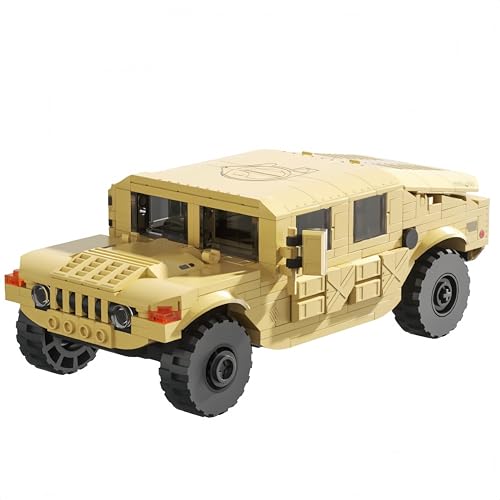 VizBrou Militär Hummer H1 Panzerwagen Bausteine Set, Armee-Fahrzeug Konstruktionsspielzeug, MOC Gefechtstruck Sammlermodell für Kinder und Erwachsene, Geschenk für Militärfans ab 6 Jahren, 510 Teile VizBrou Militär Hummer H1 Panzerwagen Bausteine Set, Armee-Fahrzeug Konstruktionsspielzeug, MOC Gefechtstruck Sammlermodell für Kinder und Erwachsene, Geschenk für Militärfans ab 6 Jahren, 510 Teile von VizBrou
