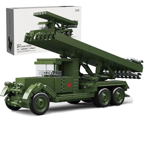 VizBrou Militärfahrzeug Bausteine Bausatz, Armee-LKW Bausatz WW2 Sowjetischer Gepanzerter Panzerwagen Modell Spielzeug, Heim- & Bürodekoration, Kreatives Geschenk für Kinder ab 6 Jahren, 324 Teile VizBrou Militärfahrzeug Bausteine Bausatz, Armee-LKW Bausatz WW2 Sowjetischer Gepanzerter Panzerwagen Modell Spielzeug, Heim- & Bürodekoration, Kreatives Geschenk für Kinder ab 6 Jahren, 324 Teile von VizBrou