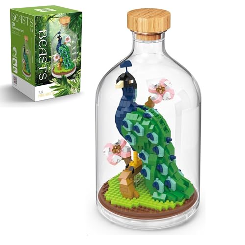 VizBrou Pfau Bauset, Mini Tierfreunde Bausteinsets, Mitgebsel Geschenk für Kinder, Vogel Liebhaber Büro Wohnkultur, Neujahrs-, Oster- und Geburtstagsgeschenk für Jungen und Mädchen VizBrou Pfau Bauset, Mini Tierfreunde Bausteinsets, Mitgebsel Geschenk für Kinder, Vogel Liebhaber Büro Wohnkultur, Neujahrs-, Oster- und Geburtstagsgeschenk für Jungen und Mädchen von VizBrou