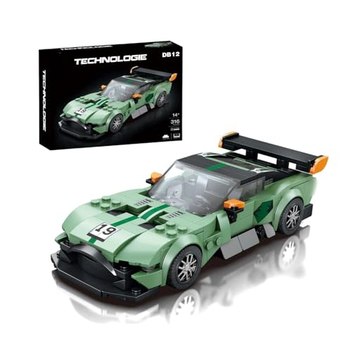 VizBrou Rennwagen Speed Champion Bausteine Set, Aston Martin DB12 Sportwagen Klemmbausteine Modell Kit, 316 Teile Kompatibel mit LG Superauto Bausatz Spielzeug Geschenk Dekor für Erwachsene Kinder VizBrou Rennwagen Speed Champion Bausteine Set, Aston Martin DB12 Sportwagen Klemmbausteine Modell Kit, 316 Teile Kompatibel mit LG Superauto Bausatz Spielzeug Geschenk Dekor für Erwachsene Kinder von VizBrou