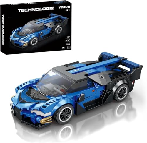 VizBrou Rennwagen Speed Champion Bausteine Set, Bugattti Vision GT Sports Sportwagen Klemmbausteine Modell Kit, 356 Teile Kompatibel mit LG Superauto Bausatz Spielzeug Geschenk für Erwachsene Kinder VizBrou Rennwagen Speed Champion Bausteine Set, Bugattti Vision GT Sports Sportwagen Klemmbausteine Modell Kit, 356 Teile Kompatibel mit LG Superauto Bausatz Spielzeug Geschenk für Erwachsene Kinder von VizBrou