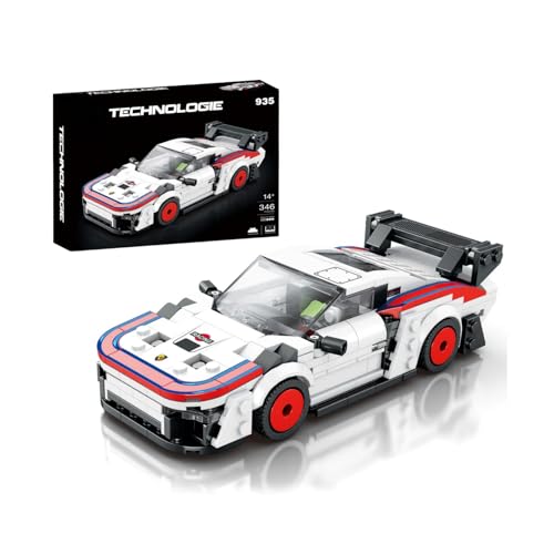 VizBrou Rennwagen Speed Champion Bausteine Set, Porschee 935 Sportwagen Klemmbausteine Modell Kit, 346 Teile Kompatibel mit LG Superauto Bausatz Spielzeug Geschenk Dekor für Erwachsene Kinder VizBrou Rennwagen Speed Champion Bausteine Set, Porschee 935 Sportwagen Klemmbausteine Modell Kit, 346 Teile Kompatibel mit LG Superauto Bausatz Spielzeug Geschenk Dekor für Erwachsene Kinder von VizBrou