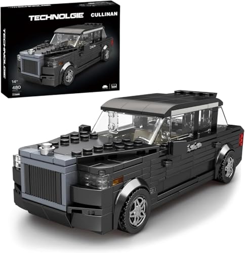 VizBrou Rennwagen Speed Champion Bausteine Set, Rolls-Roycce Cullinan Sportwagen Klemmbausteine Modell Kit, 480 Teile Kompatibel mit LG Superauto Bausatz Spielzeug Geschenk für Erwachsene Kinder von VizBrou
