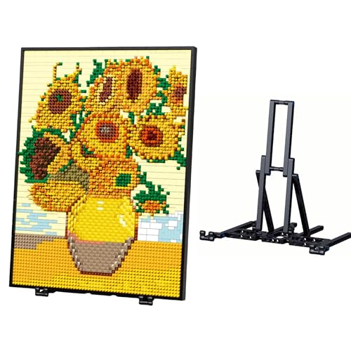 VizBrou Sonnenblumen Bilderrahmen Bausteine Set, Florales Dekoratives Konstruktions Spielzeug mit Ständer, Kreatives STEM Modell für Erwachsene, Wandkunst Geschenk für Zuhause oder Büro, 3504 Teile VizBrou Sonnenblumen Bilderrahmen Bausteine Set, Florales Dekoratives Konstruktions Spielzeug mit Ständer, Kreatives STEM Modell für Erwachsene, Wandkunst Geschenk für Zuhause oder Büro, 3504 Teile von VizBrou