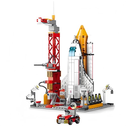 VizBrou Space Shuttle Bauset, 494 Teile STEM Weltraumrakete Lernspielzeug mit Rakete & Startrampe, Konstruktions Spielzeug für Jungen, Mädchen & Erwachsene ab 6 Jahren VizBrou Space Shuttle Bauset, 494 Teile STEM Weltraumrakete Lernspielzeug mit Rakete & Startrampe, Konstruktions Spielzeug für Jungen, Mädchen & Erwachsene ab 6 Jahren von VizBrou