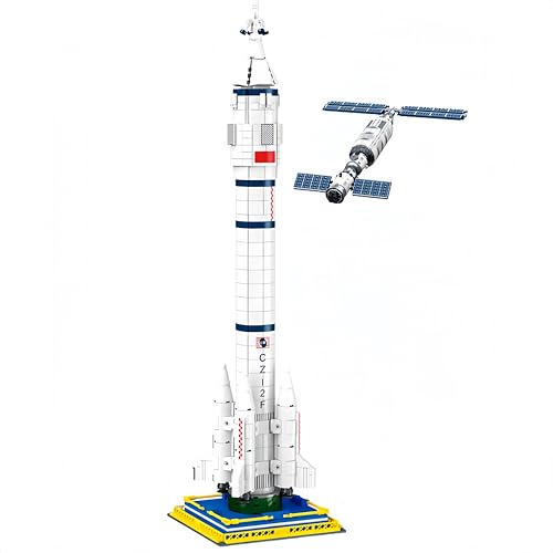 VizBrou Space Shuttle Bausteine Bausatz, 1436 Teile Erforschungs-STEM Raumfahrt Raketen Lernmodell Modell Spielzeug mit Rakete & Startvorrichtung für Jungen, Mädchen & Erwachsene von 6-12 Jahren VizBrou Space Shuttle Bausteine Bausatz, 1436 Teile Erforschungs-STEM Raumfahrt Raketen Lernmodell Modell Spielzeug mit Rakete & Startvorrichtung für Jungen, Mädchen & Erwachsene von 6-12 Jahren von VizBrou