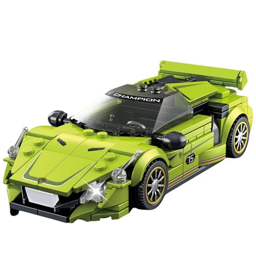 VizBrou Technik Speed Champions Sportwagen Bausteine Set, 338 Teile Supercar Modell Bausatz, Konstruktions Spielzeug Auto-Kollektion STEM Geschenk für Kinder, Teens & Erwachsene, GMS1074 VizBrou Technik Speed Champions Sportwagen Bausteine Set, 338 Teile Supercar Modell Bausatz, Konstruktions Spielzeug Auto-Kollektion STEM Geschenk für Kinder, Teens & Erwachsene, GMS1074 von VizBrou