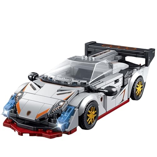 VizBrou Technik Speed Champions Sportwagen Bausteine Set, 346 Teile Supercar Modell Bausatz, Konstruktions Spielzeug Auto-Kollektion STEM Geschenk für Kinder, Teens & Erwachsene, GMS1079 VizBrou Technik Speed Champions Sportwagen Bausteine Set, 346 Teile Supercar Modell Bausatz, Konstruktions Spielzeug Auto-Kollektion STEM Geschenk für Kinder, Teens & Erwachsene, GMS1079 von VizBrou