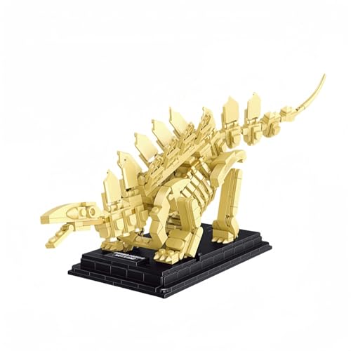VizBrou Tier Schädel Bausteine, 491 Teile Dinosaurier Welt Fossilien Klemmbausteine Modell Kit, Stegosaurus Dino Skelett Knochen Spielzeug Geschenk Dekor Set für Mädchen Jungen Kinder Erwachsene VizBrou Tier Schädel Bausteine, 491 Teile Dinosaurier Welt Fossilien Klemmbausteine Modell Kit, Stegosaurus Dino Skelett Knochen Spielzeug Geschenk Dekor Set für Mädchen Jungen Kinder Erwachsene von VizBrou
