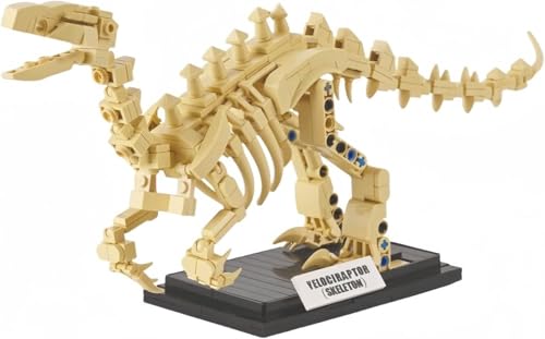 VizBrou Tier Fossilien Bausteine, Dinosaurier Welt Schädel Klemmbausteine Modell Kit, 358 Teile Velociraptor Dino Skelett Knochen Spielzeug Geschenk Dekor Set für Mädchen Jungen Kinder Erwachsene VizBrou Tier Fossilien Bausteine, Dinosaurier Welt Schädel Klemmbausteine Modell Kit, 358 Teile Velociraptor Dino Skelett Knochen Spielzeug Geschenk Dekor Set für Mädchen Jungen Kinder Erwachsene von VizBrou