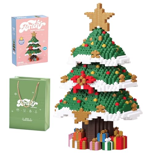 VizBrou Unativer Weihnachtsmann Bauklötze Set, festliches Ferien Modell Spielzeug mit Rentier, Weihnachtsbaum & Schneemann, DIY Winter-Szene Modell Bausatz für Kinder & Erwachsene, 2834 Teile VizBrou Unativer Weihnachtsmann Bauklötze Set, festliches Ferien Modell Spielzeug mit Rentier, Weihnachtsbaum & Schneemann, DIY Winter-Szene Modell Bausatz für Kinder & Erwachsene, 2834 Teile von VizBrou