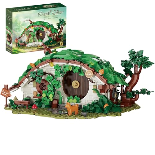 VizBrou Zwergenhaus Bausteine Set, Fantasie-Gebirgsheim MOC Konstruktionsspielzeug, Mittelalterliches Baukasten-Modell für Kinder und Erwachsene, Geschenk ab 6 Jahren, 1088 Teile VizBrou Zwergenhaus Bausteine Set, Fantasie-Gebirgsheim MOC Konstruktionsspielzeug, Mittelalterliches Baukasten-Modell für Kinder und Erwachsene, Geschenk ab 6 Jahren, 1088 Teile von VizBrou