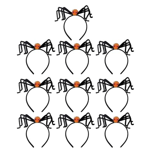 VlHpnpe Einzigartiges Halloween-Stirnband, stilvolles Haar-Accessoire, auffällige Designs für Motto-Partys und Bühnenshows, verstellbare Kostüm-Kopfbedeckungen von VlHpnpe