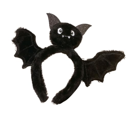 VlHpnpe Halloween Arachnid Fledermaus Haarband, Motto-Party, Cosplay, Kopfschmuck für Kinder und Erwachsene, Stoff-Kostüm-Zubehör, bequemes Halloween-Haarband für Kinder von VlHpnpe