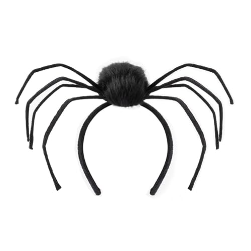 VlHpnpe Verstellbarer Kopfschmuck in Spinnenform, Halloween-Spinnenkönigin, Kopfschmuck für einen eindringlich stilvollen Feier-Look, Cosplay-Kopfschmuck von VlHpnpe