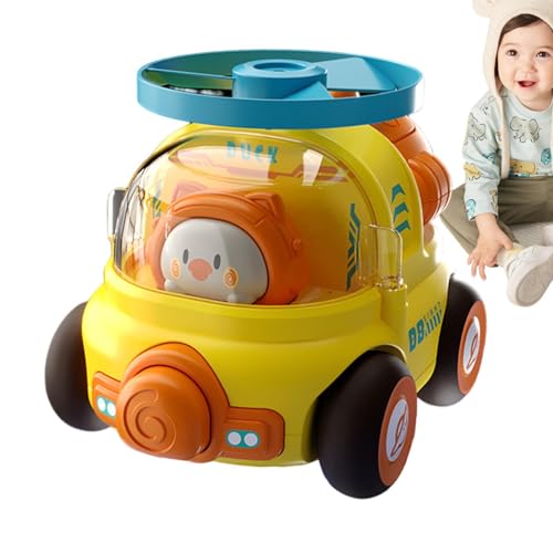 Vllold Autos zum Zurückziehen, Spielzeugautos zum Zurückziehen - Cartoon-Spielzeugautos - Reibungsbetriebene Spielzeugfahrzeuge, Mini-Autos, Partygeschenke, Goodie-Bag-Stuffers für Jungen und Mädchen von Vllold