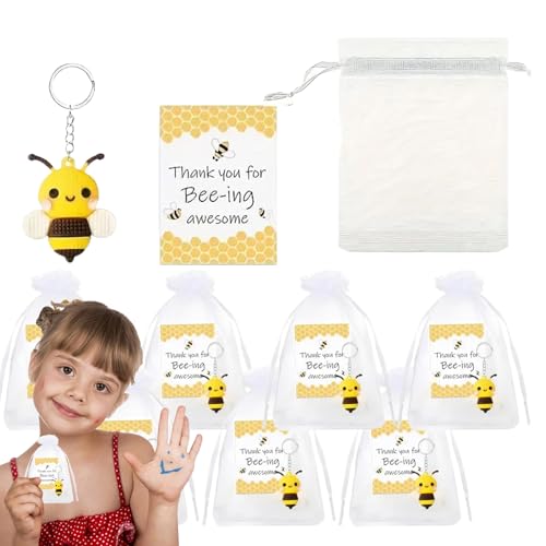 Vllold Bienen-Schlüsselanhänger für Lehrer, Lehrer, Schlüsselanhänger mit Wertschätzungskarte, dekoratives süßes Ornament, festliche Schlüsselanhänger für Abschlussfeier, Ruhestand, Geburtstag Vllold Bienen-Schlüsselanhänger für Lehrer, Lehrer, Schlüsselanhänger mit Wertschätzungskarte, dekoratives süßes Ornament, festliche Schlüsselanhänger für Abschlussfeier, Ruhestand, Geburtstag von Vllold