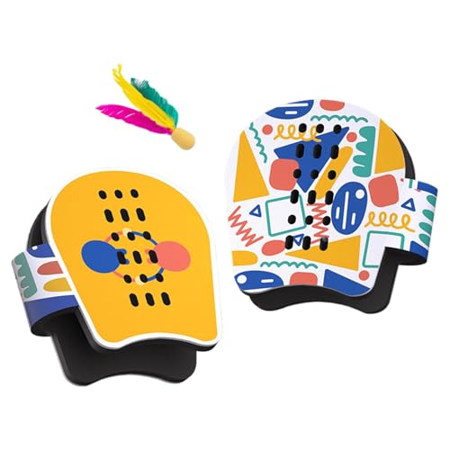 Vllold Familien-Paddelspiel, tragbares Paddelspiel für Kinder, Sportspiel – Familie, Erwachsene und Kinder, Übungspaddelspiel für Balance-Training für Spielplatz Vllold Familien-Paddelspiel, tragbares Paddelspiel für Kinder, Sportspiel – Familie, Erwachsene und Kinder, Übungspaddelspiel für Balance-Training für Spielplatz von Vllold