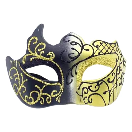 Vllold Karnevals-Maskerade für Herren, Halbgesichtsmaskerade – Vintage-Maskerade, modisches antikes Accessoire für Karneval, Abschlussball, Ball von Vllold