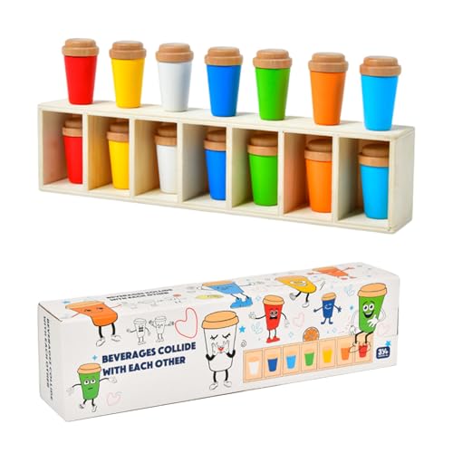 Vmiorzq Farbspiel - Flaschenspiel,Gedächtnis Lernspielbrett Für Alle Altersgruppen Familie Kinder Drinnen Draußen Garten Party Geburtstag von Vmiorzq