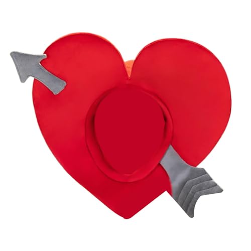 Vmiorzq Herzförmige Kopfbedeckung, Valentines herzförmiger Hut | Valentinstag Cartoon Liebe Herzform Kopfbedeckung - Lustige Neuheit Dress up Cosplay Kostüm Kopfbedeckung für Unisex Vmiorzq Herzförmige Kopfbedeckung, Valentines herzförmiger Hut | Valentinstag Cartoon Liebe Herzform Kopfbedeckung - Lustige Neuheit Dress up Cosplay Kostüm Kopfbedeckung für Unisex von Vmiorzq